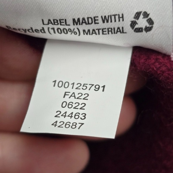 Charter Club Luxury Cashmere Sweater Womens‎ L Red Pullover Long Sleeve READ - Picture 7 of 14